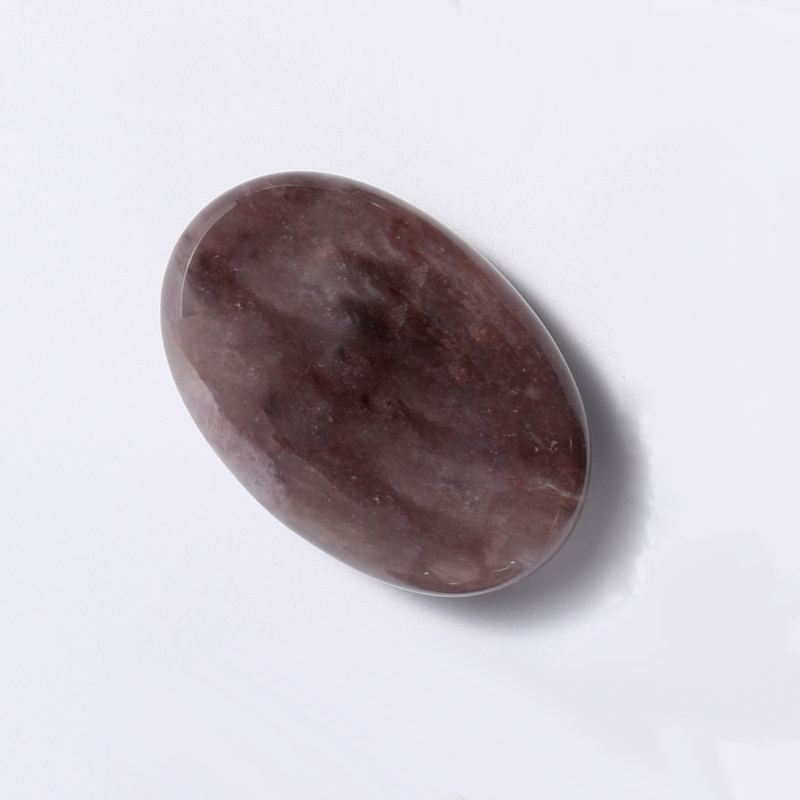 Φυσική πέτρα SPA για ενεργειακό μασάζ με ζεστές πέτρες, μασάζ με ξύσιμο, πέτρα αιθέριου ελαίου, επίπεδη οβάλ 40*60*20mm