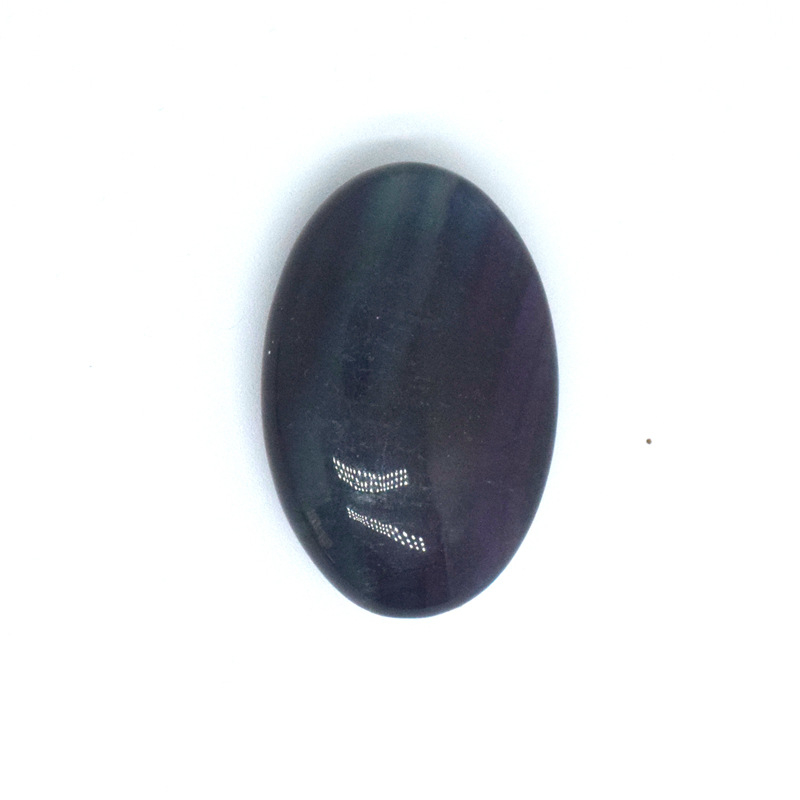 Φυσική πέτρα SPA για ενεργειακό μασάζ με ζεστές πέτρες, μασάζ με ξύσιμο, πέτρα αιθέριου ελαίου, επίπεδη οβάλ 40*60*20mm