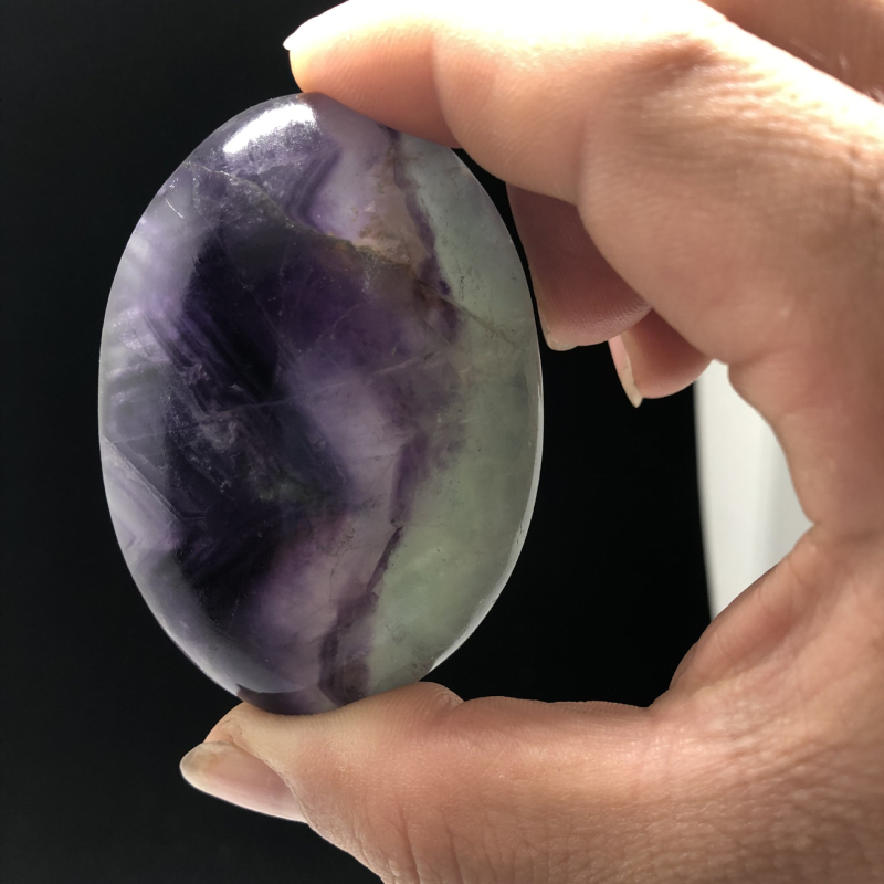 Φυσική πέτρα SPA για ενεργειακό μασάζ με ζεστές πέτρες, μασάζ με ξύσιμο, πέτρα αιθέριου ελαίου, επίπεδη οβάλ 40*60*20mm