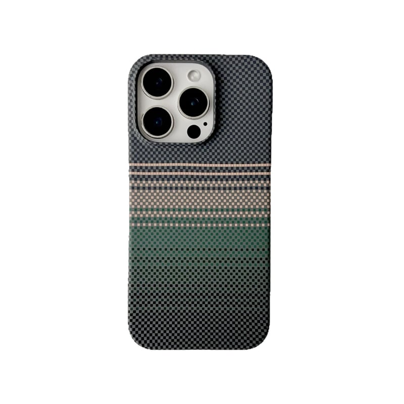 Poolpakk sobib Iphone17Promax mobiiltelefoni ümbrisele, süsinikkiust mustriga magnetiline Apple 16 üliõhuke kukkumisvastane ümbris