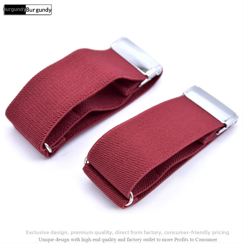 Suaugusiems skirti vyriški ir moteriški marškinių raiščiai, neslystantys dirželiai, universalūs rankogaliai, stilingi elastiniai raiščiai, europietiški ir amerikietiški rankovių žiedai, reguliuojami