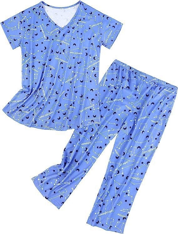 2025. aasta Amazoni piiriülene suvine uus pluss-suuruses naiste väliskaubanduse koduriided pidžaamad trükitud naiste kaheosaline ülikond