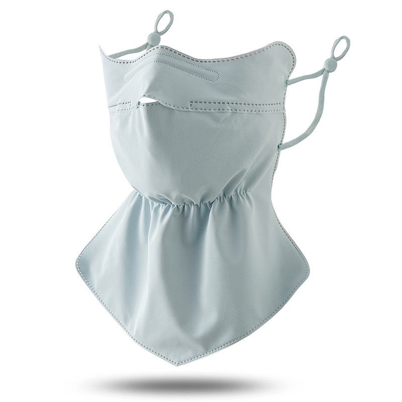 Лятна слънцезащитна маска Ice Silk, защита на врата, слънцезащита, UV защита, дишаща 3D стерео защита на очите, слънцезащитен балсам за открито