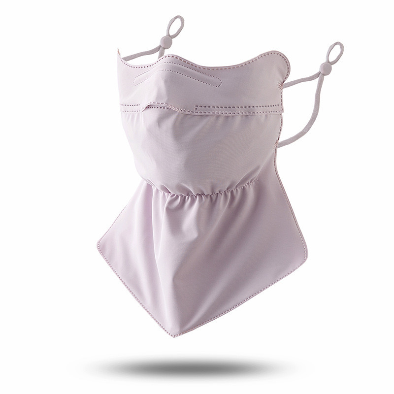 Лятна слънцезащитна маска Ice Silk, защита на врата, слънцезащита, UV защита, дишаща 3D стерео защита на очите, слънцезащитен балсам за открито