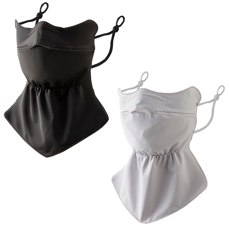 Лятна слънцезащитна маска Ice Silk, защита на врата, слънцезащита, UV защита, дишаща 3D стерео защита на очите, слънцезащитен балсам за открито