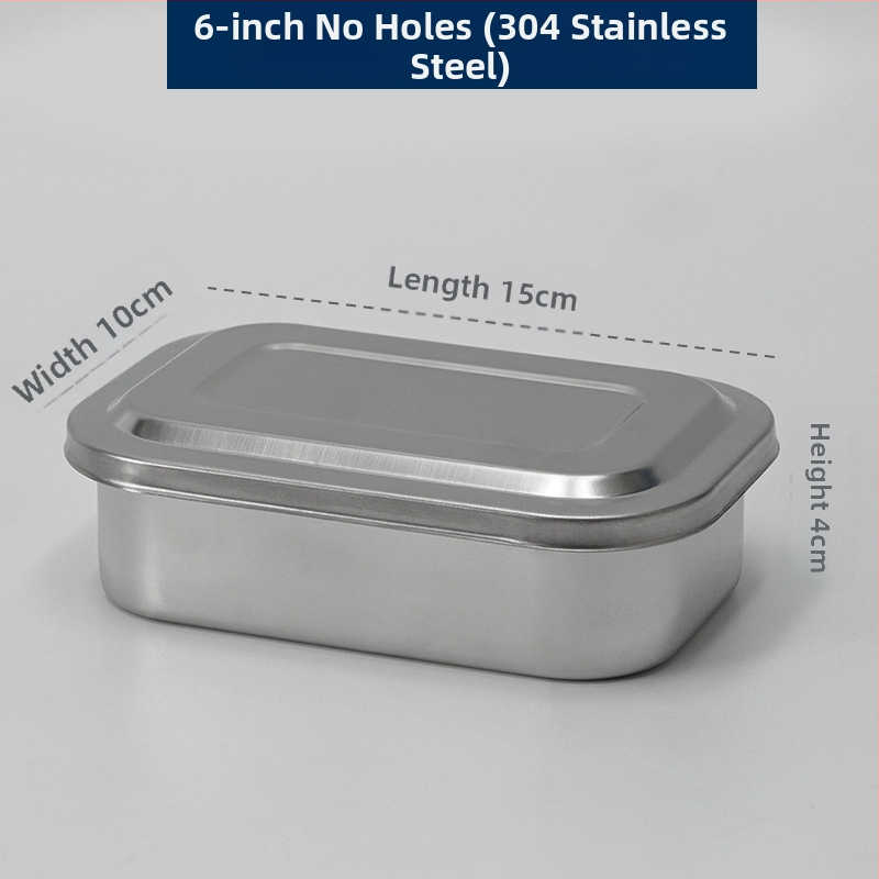 Dezinfekčná krabička z nehrdzavejúcej ocele 304 s vekom a otvormi, vatový obväz, chirurgická dezinfekcia, štvorcová doska na chirurgické nástroje