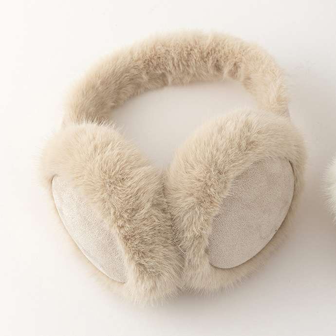 Naujos korėjietiško stiliaus ausinės rudeniui ir žiemai „Maillard“ šiltos ausinės sulankstomos, nešiojamos, šalčiui atsparios, antifrizinės, pliušinės ausinės sandėlyje