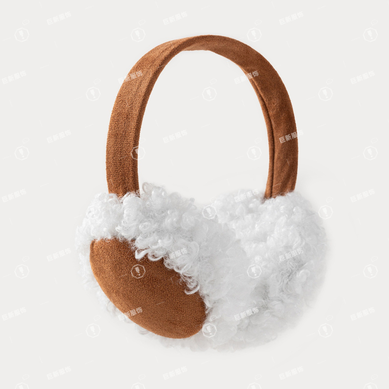 Naujos korėjietiško stiliaus ausinės rudeniui ir žiemai „Maillard“ šiltos ausinės sulankstomos, nešiojamos, šalčiui atsparios, antifrizinės, pliušinės ausinės sandėlyje