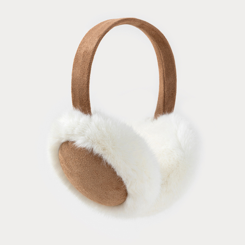 Naujos korėjietiško stiliaus ausinės rudeniui ir žiemai „Maillard“ šiltos ausinės sulankstomos, nešiojamos, šalčiui atsparios, antifrizinės, pliušinės ausinės sandėlyje