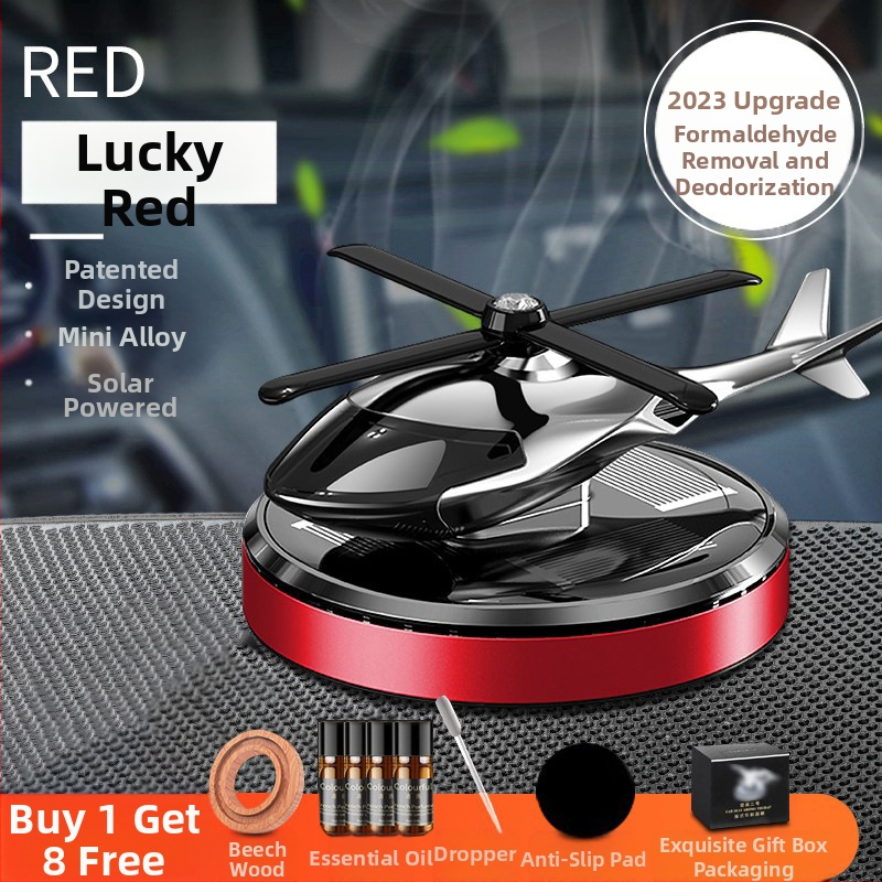 Päikeseenergial töötavad õhusõidukid, auto aroomiteraapia, auto parfüümid, pöörlev auto keskkonsool, kaunistustarvikud, autotarvikud, kaunistused