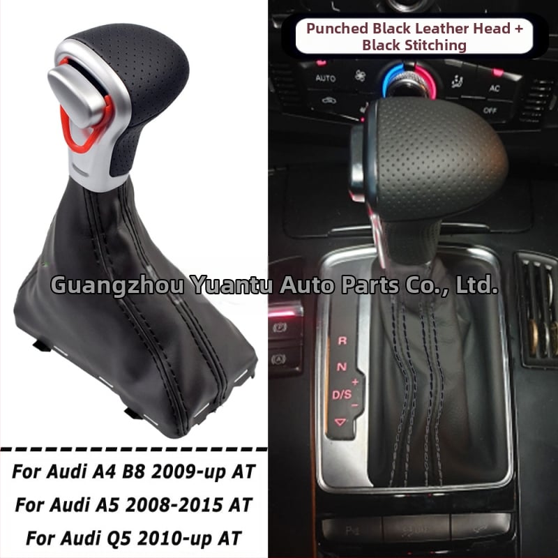 Sobib Audi A3 A4 B8 A5 A6 C6 Q5 automaatkäigukasti käigukangi tolmukattega käsikuuliga käigukangile