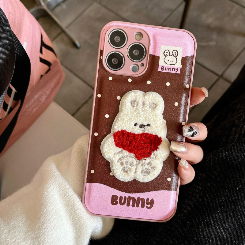 Huawei mate70pro stereo punase salliga karu-jänese telefoniümbris Pura70 multifilmiga Jaapani ja Korea kaitseümbris naistele