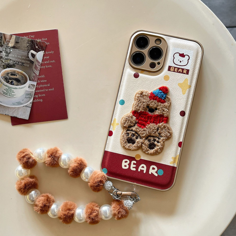 Huawei mate70pro stereo punase salliga karu-jänese telefoniümbris Pura70 multifilmiga Jaapani ja Korea kaitseümbris naistele