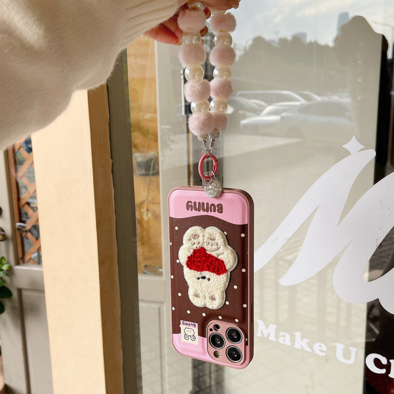 Huawei mate70pro stereo punase salliga karu-jänese telefoniümbris Pura70 multifilmiga Jaapani ja Korea kaitseümbris naistele