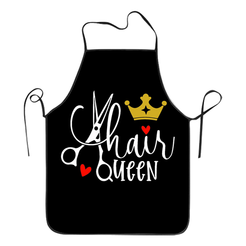 Veekindel luksuslik põll digitaaltrükiga juuksuri juuksuri põll juuksurisalongi juuksuripood määrdumiskindlad tööriided