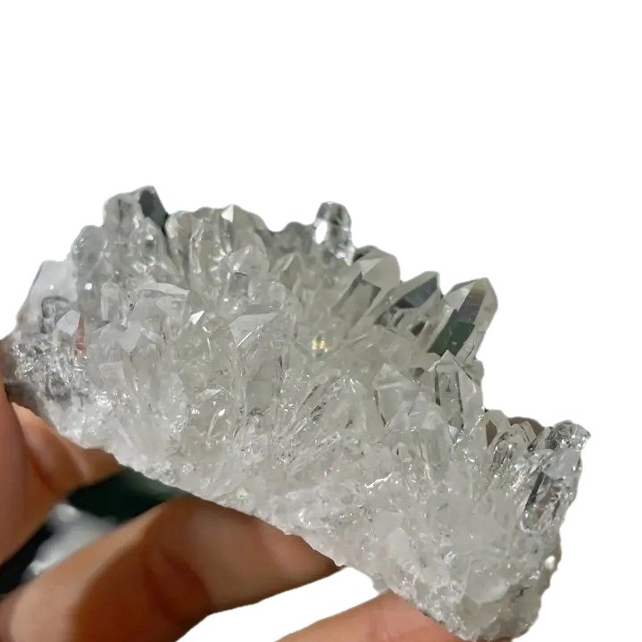 Natūralių kristalų spiečius, baltų kristalų spiečius, akvariumo papuošalai, krištolo dirbiniai, degausavimo papuošalai, Rytų Kinijos jūros krištolo neapdorotas akmuo