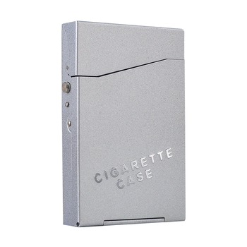 6,5 mm keskmise suurusega sigaretikarp 18 sigaretiga meestele ja naistele, loominguline metallist keskmise suurusega sigaretikarp, alumiiniumisulamist kaasaskantav suitsetamiskomplekt