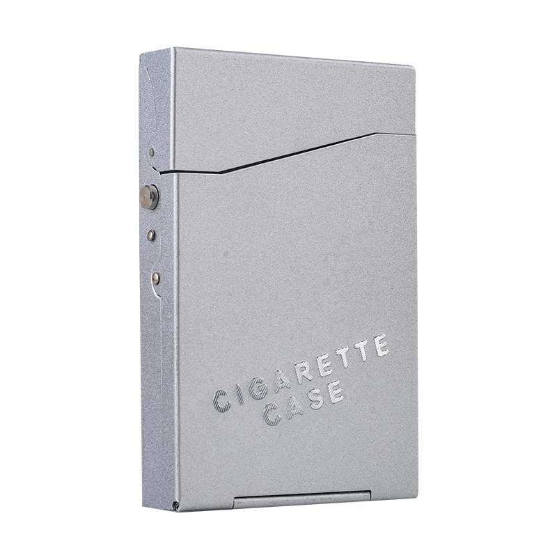 6,5 mm keskmise suurusega sigaretikarp 18 sigaretiga meestele ja naistele, loominguline metallist keskmise suurusega sigaretikarp, alumiiniumisulamist kaasaskantav suitsetamiskomplekt