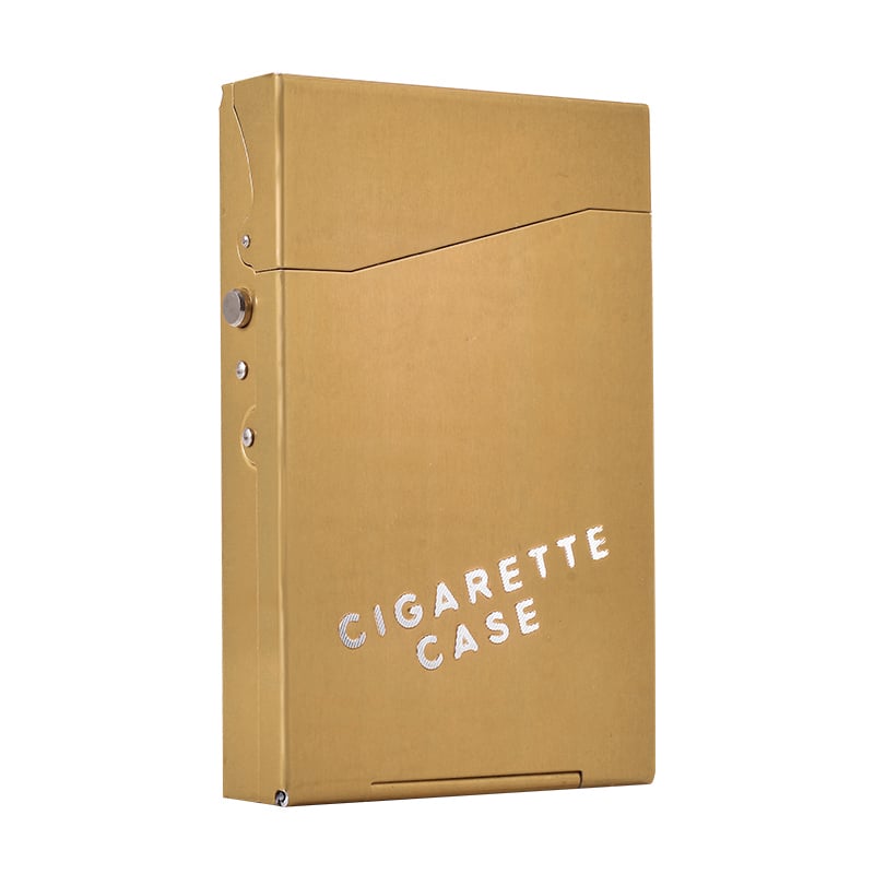 6,5 mm keskmise suurusega sigaretikarp 18 sigaretiga meestele ja naistele, loominguline metallist keskmise suurusega sigaretikarp, alumiiniumisulamist kaasaskantav suitsetamiskomplekt