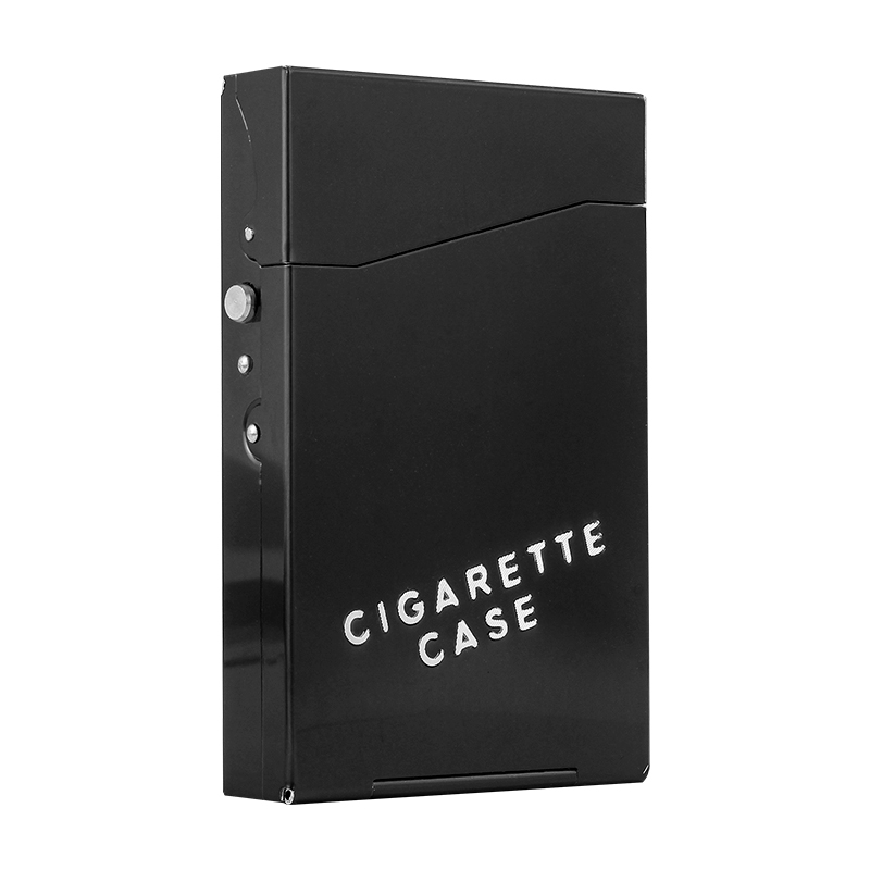 6,5 mm keskmise suurusega sigaretikarp 18 sigaretiga meestele ja naistele, loominguline metallist keskmise suurusega sigaretikarp, alumiiniumisulamist kaasaskantav suitsetamiskomplekt