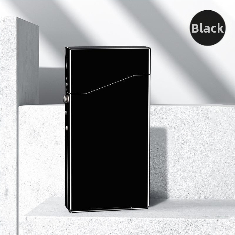 6,5 mm keskmise suurusega sigaretikarp 18 sigaretiga meestele ja naistele, loominguline metallist keskmise suurusega sigaretikarp, alumiiniumisulamist kaasaskantav suitsetamiskomplekt