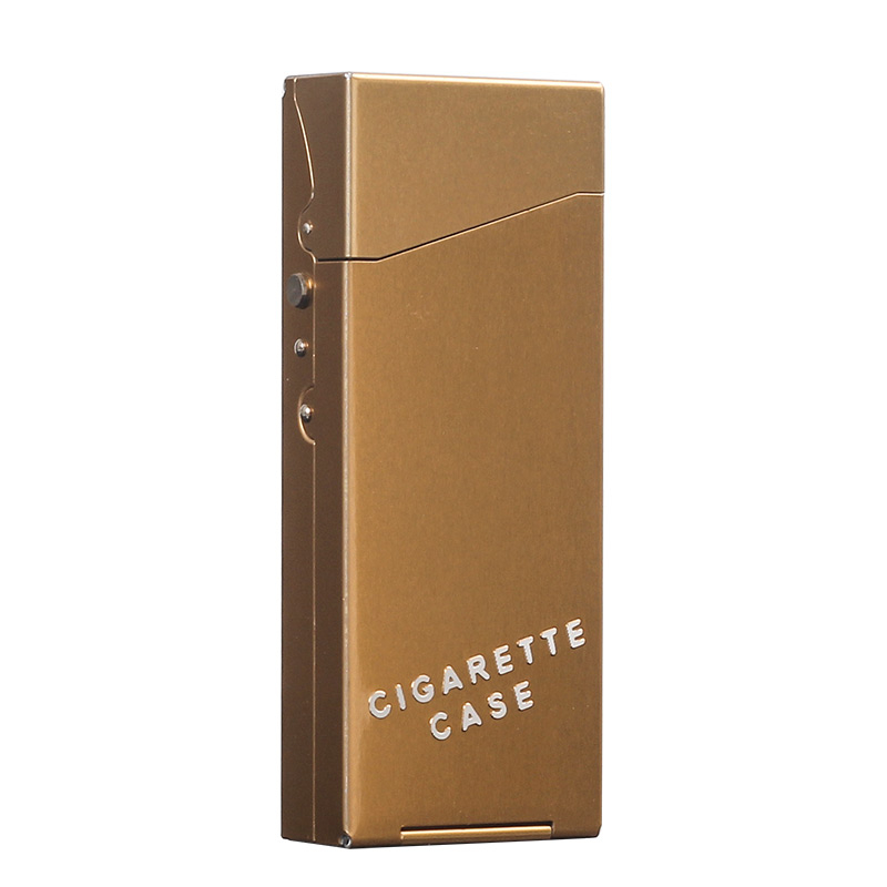 6,5 mm keskmise suurusega sigaretikarp 18 sigaretiga meestele ja naistele, loominguline metallist keskmise suurusega sigaretikarp, alumiiniumisulamist kaasaskantav suitsetamiskomplekt