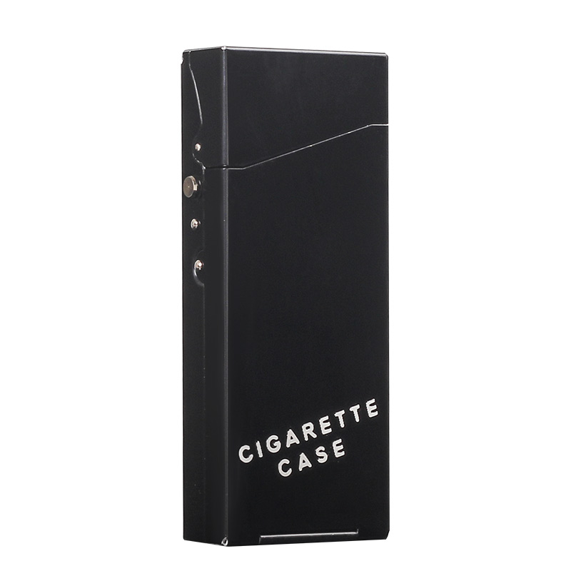 6,5 mm keskmise suurusega sigaretikarp 18 sigaretiga meestele ja naistele, loominguline metallist keskmise suurusega sigaretikarp, alumiiniumisulamist kaasaskantav suitsetamiskomplekt