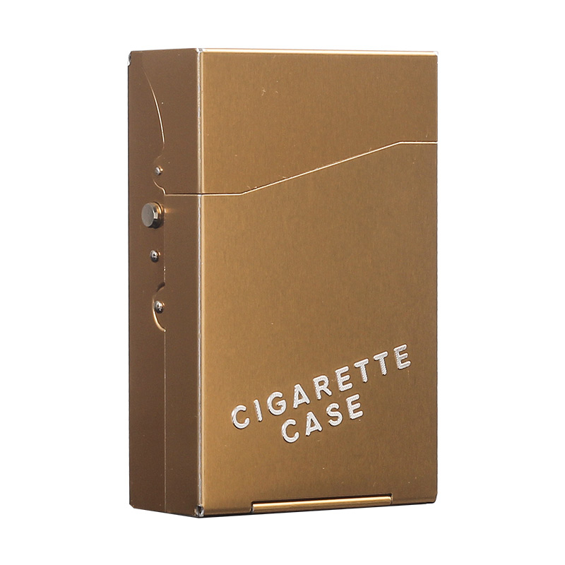 6,5 mm keskmise suurusega sigaretikarp 18 sigaretiga meestele ja naistele, loominguline metallist keskmise suurusega sigaretikarp, alumiiniumisulamist kaasaskantav suitsetamiskomplekt