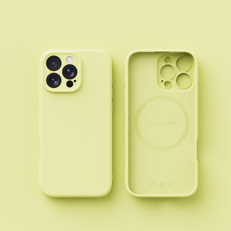 Piemērots Apple 15Pro šķidrā magnētiskā silikona maciņam Iphone14/13Promax Pure Color 16 universālajam aizsargmaciņam