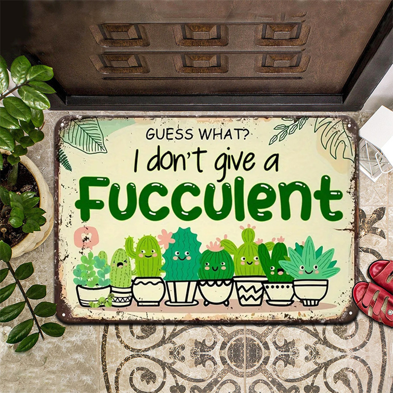 laos temu Naljakas tekst põrandamatt välistingimustes kasutamiseks Kodu sissepääsu uksematt Mustust mitteläbilaskev kulumiskindel põrandamatt sildistamine