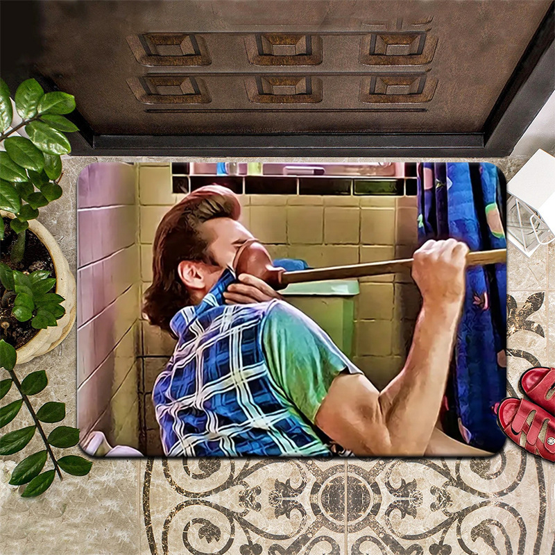 laos temu Naljakas tekst põrandamatt välistingimustes kasutamiseks Kodu sissepääsu uksematt Mustust mitteläbilaskev kulumiskindel põrandamatt sildistamine