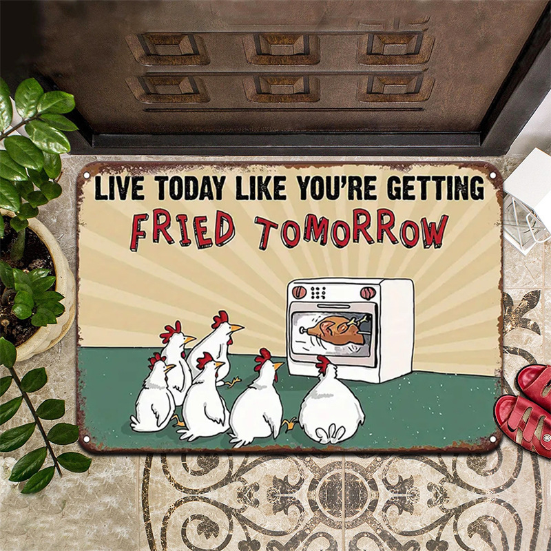 laos temu Naljakas tekst põrandamatt välistingimustes kasutamiseks Kodu sissepääsu uksematt Mustust mitteläbilaskev kulumiskindel põrandamatt sildistamine