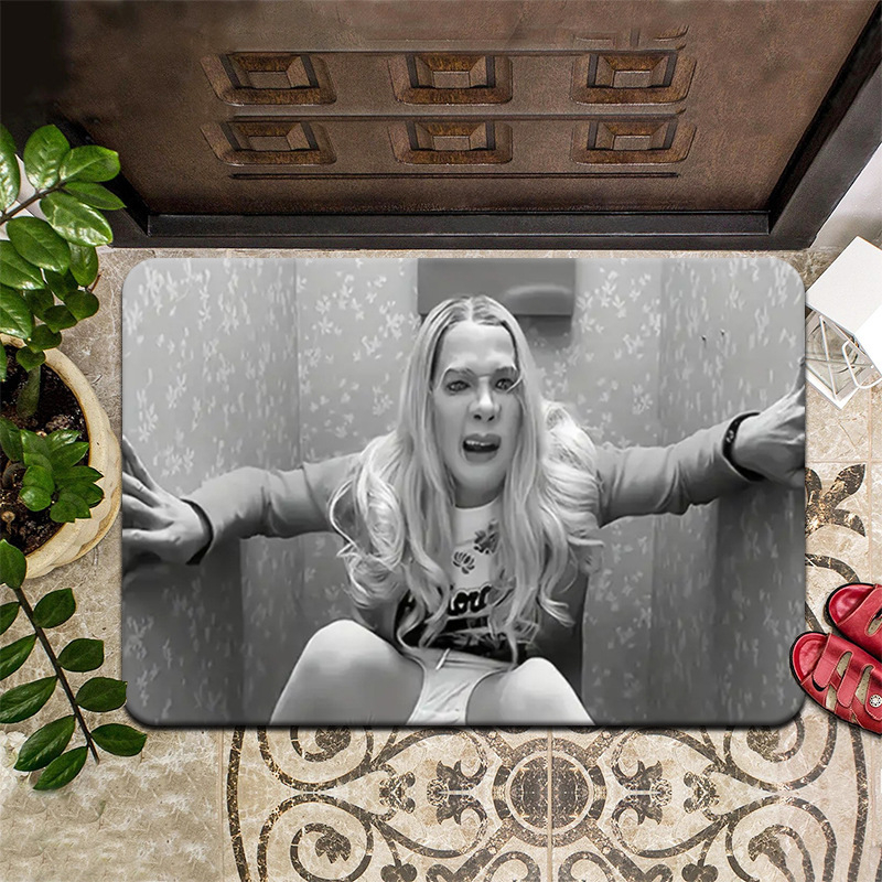 laos temu Naljakas tekst põrandamatt välistingimustes kasutamiseks Kodu sissepääsu uksematt Mustust mitteläbilaskev kulumiskindel põrandamatt sildistamine