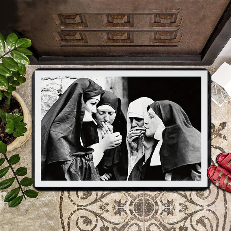 laos temu Naljakas tekst põrandamatt välistingimustes kasutamiseks Kodu sissepääsu uksematt Mustust mitteläbilaskev kulumiskindel põrandamatt sildistamine