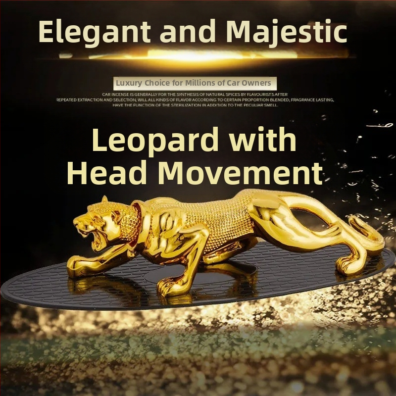 Dominuojantys automobilių papuošalai, leopardo rašto kūrybingi centrinės konsolės automobiliai, vyriški kvepalai, sėdynių papuošalai, automobilių dekoracijos