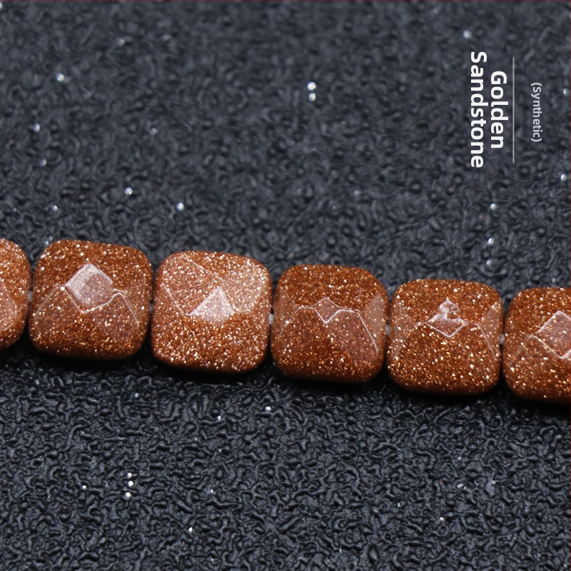 Kristall-agaat poolvääriskivist 8 mm ruudukujulised tahulised lahtised helmed isetehtud käevõru kaelakee ehete aksessuaarid materjalide hulgimüük