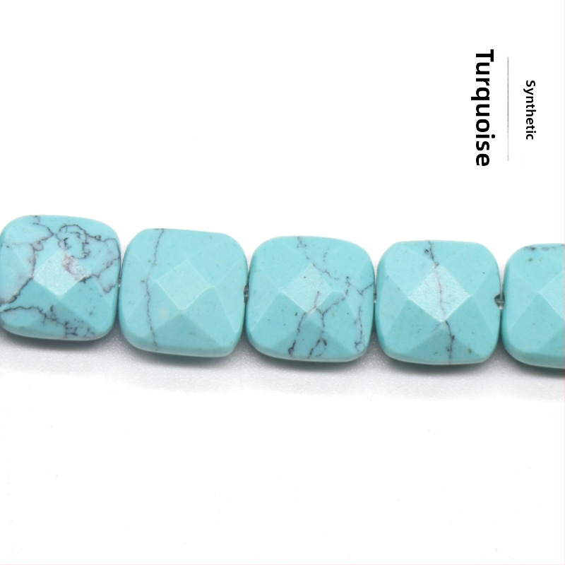 Kristall-agaat poolvääriskivist 8 mm ruudukujulised tahulised lahtised helmed isetehtud käevõru kaelakee ehete aksessuaarid materjalide hulgimüük