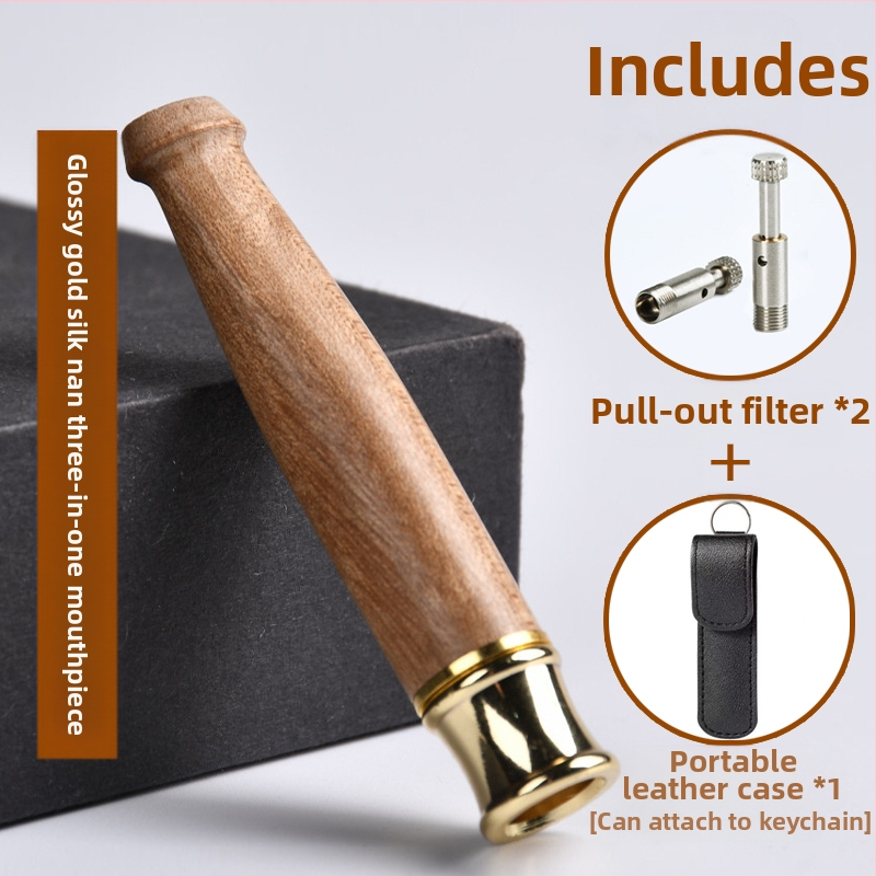 Jinsinan täispuidust sigaretifiltri sigaretihoidja filter jäme, keskmine ja peen, kolmeotstarbeline, tsirkulatsioonitüüpi, pestav