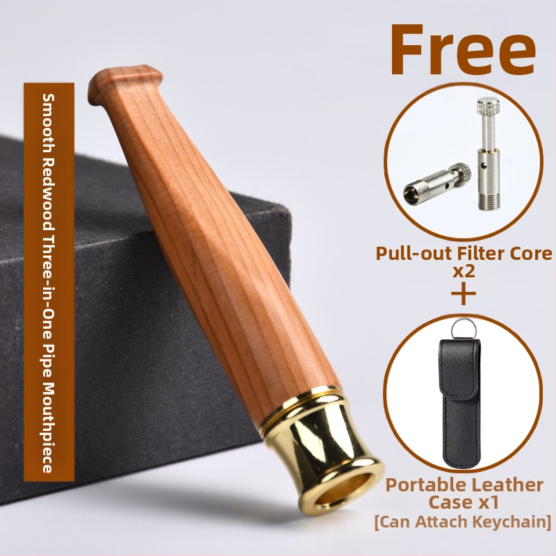 Jinsinan täispuidust sigaretifiltri sigaretihoidja filter jäme, keskmine ja peen, kolmeotstarbeline, tsirkulatsioonitüüpi, pestav