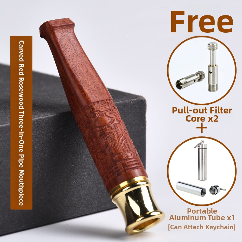 Jinsinan täispuidust sigaretifiltri sigaretihoidja filter jäme, keskmine ja peen, kolmeotstarbeline, tsirkulatsioonitüüpi, pestav