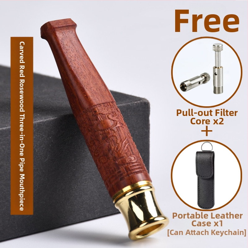 Jinsinan täispuidust sigaretifiltri sigaretihoidja filter jäme, keskmine ja peen, kolmeotstarbeline, tsirkulatsioonitüüpi, pestav