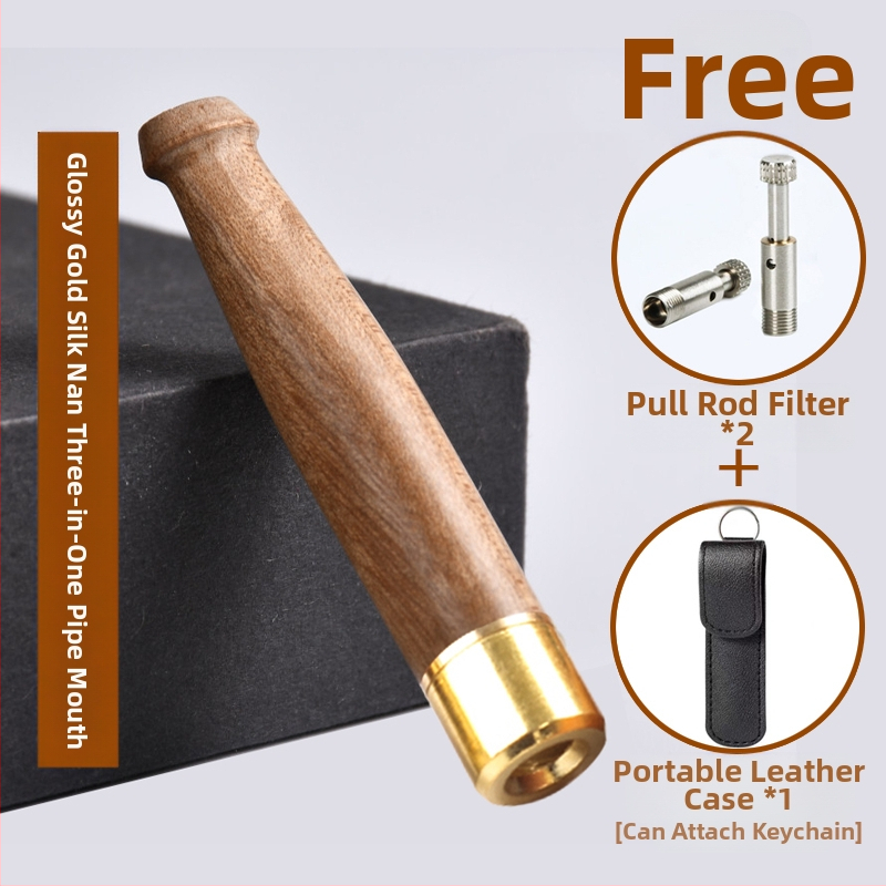 Jinsinan täispuidust sigaretifiltri sigaretihoidja filter jäme, keskmine ja peen, kolmeotstarbeline, tsirkulatsioonitüüpi, pestav