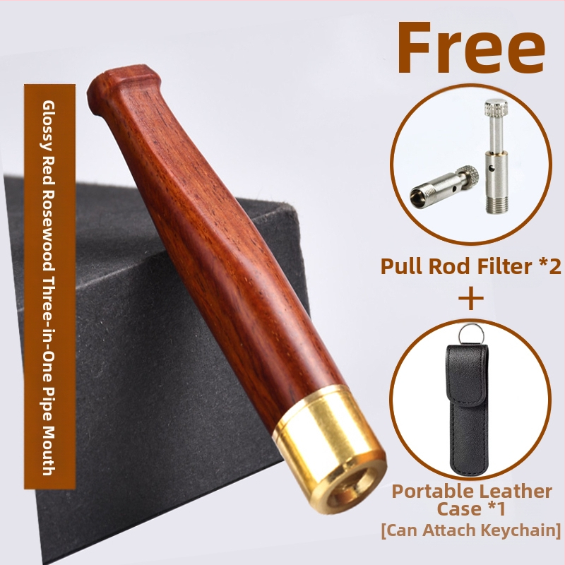 Jinsinan täispuidust sigaretifiltri sigaretihoidja filter jäme, keskmine ja peen, kolmeotstarbeline, tsirkulatsioonitüüpi, pestav