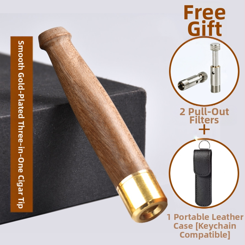 Jinsinan täispuidust sigaretifiltri sigaretihoidja filter jäme, keskmine ja peen, kolmeotstarbeline, tsirkulatsioonitüüpi, pestav