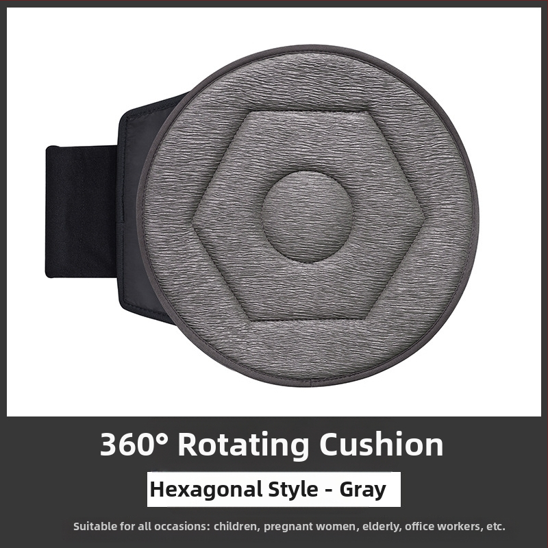 Piiriülene hulgimüügi 360° pöörlev autoistmepadi eakatele ja rasedatele naistele, nelja aastaaja universaalne multifunktsionaalne mobiilne autoistmepadi