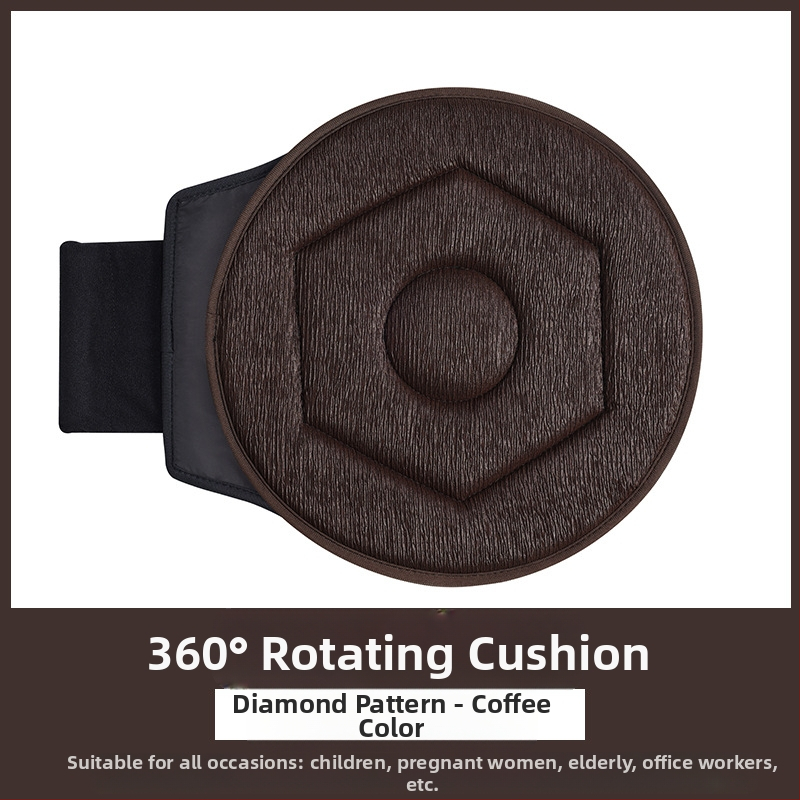 Piiriülene hulgimüügi 360° pöörlev autoistmepadi eakatele ja rasedatele naistele, nelja aastaaja universaalne multifunktsionaalne mobiilne autoistmepadi