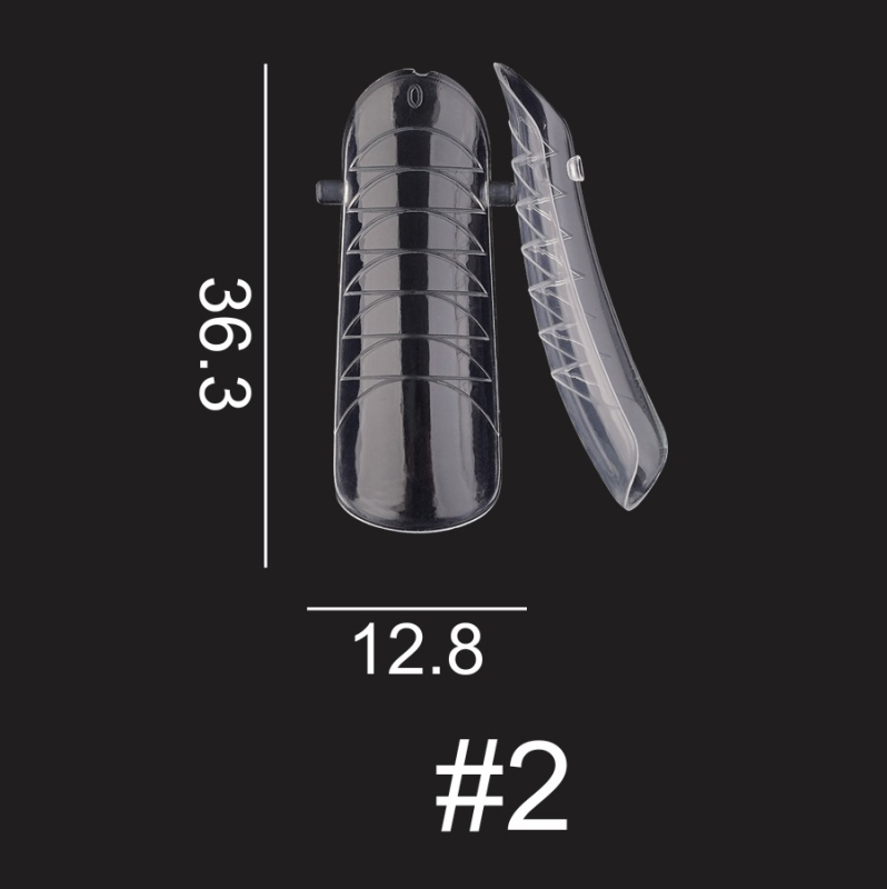 Piiriülene küünekunsti kristallvorm kristallpikendus paberivaba kiire fototeraapia küünepikendus 120 maduvorm