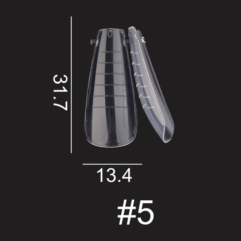 Piiriülene küünekunsti kristallvorm kristallpikendus paberivaba kiire fototeraapia küünepikendus 120 maduvorm