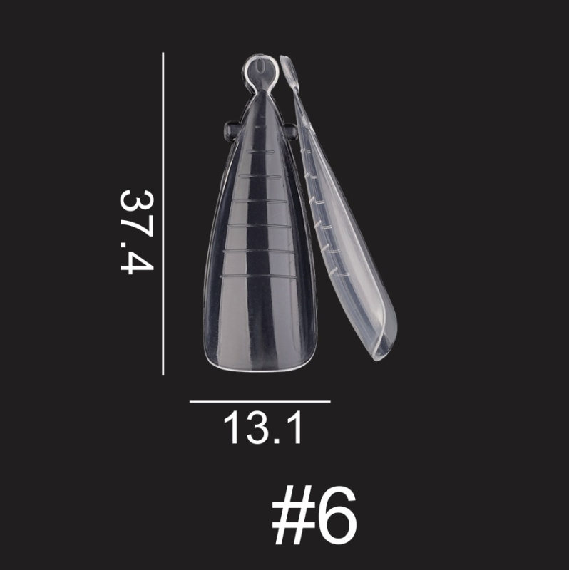 Piiriülene küünekunsti kristallvorm kristallpikendus paberivaba kiire fototeraapia küünepikendus 120 maduvorm