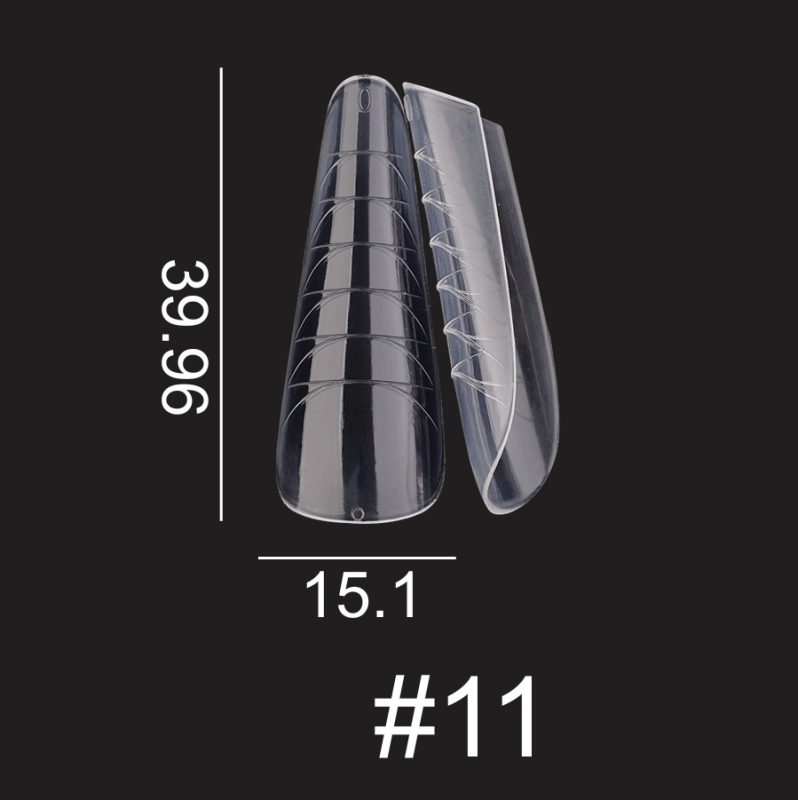 Piiriülene küünekunsti kristallvorm kristallpikendus paberivaba kiire fototeraapia küünepikendus 120 maduvorm